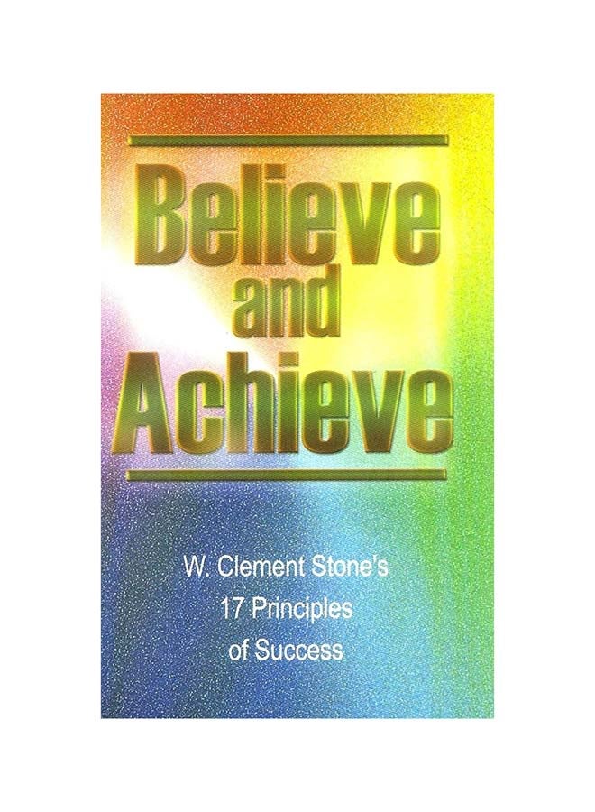 Believe and Achieve Paperback English by Napoleon Hill Foundation 