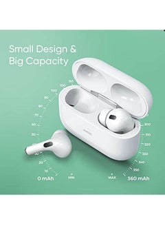 JOYROOM Pro Tws Bluetooth Noise Cancelling Technology Earphones With Microphone White  - Image 3