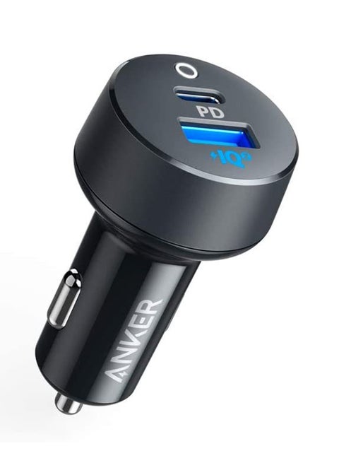 USB C Car Charger, 35W PowerDrive PD＋ 2 Car Adapter With 20W PD Port For iPad, iPhone 12/12 Pro and 15W Fast Charge Port For Samsung S10/S9/S8 Black