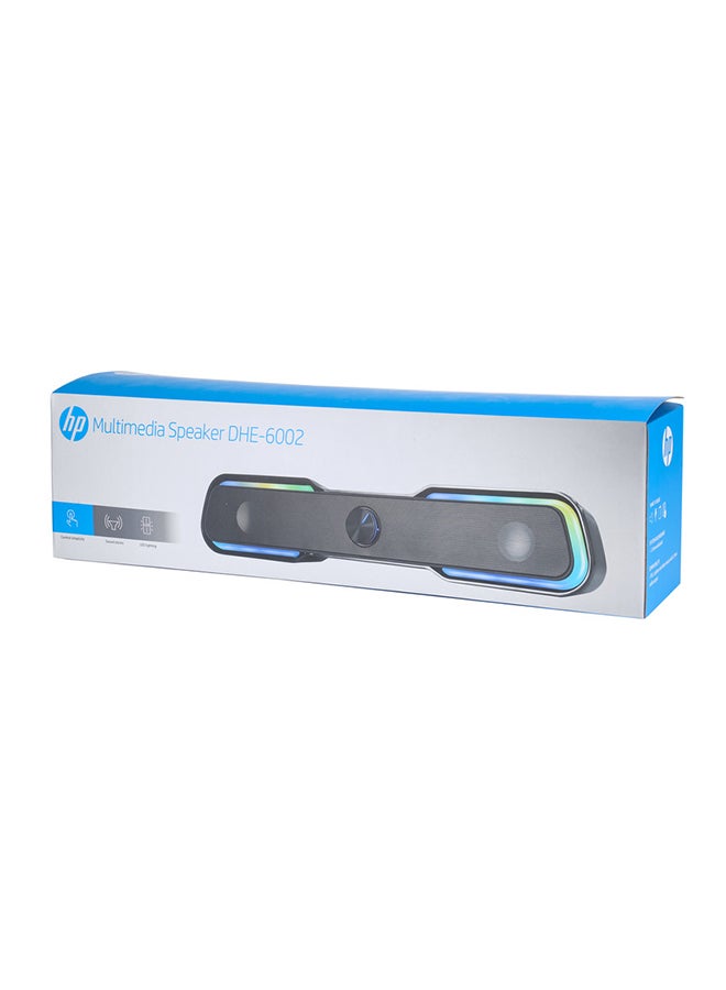 HP - DHE-6002 Wired Multimedia Speakers -6972431710633 Black - Image 1