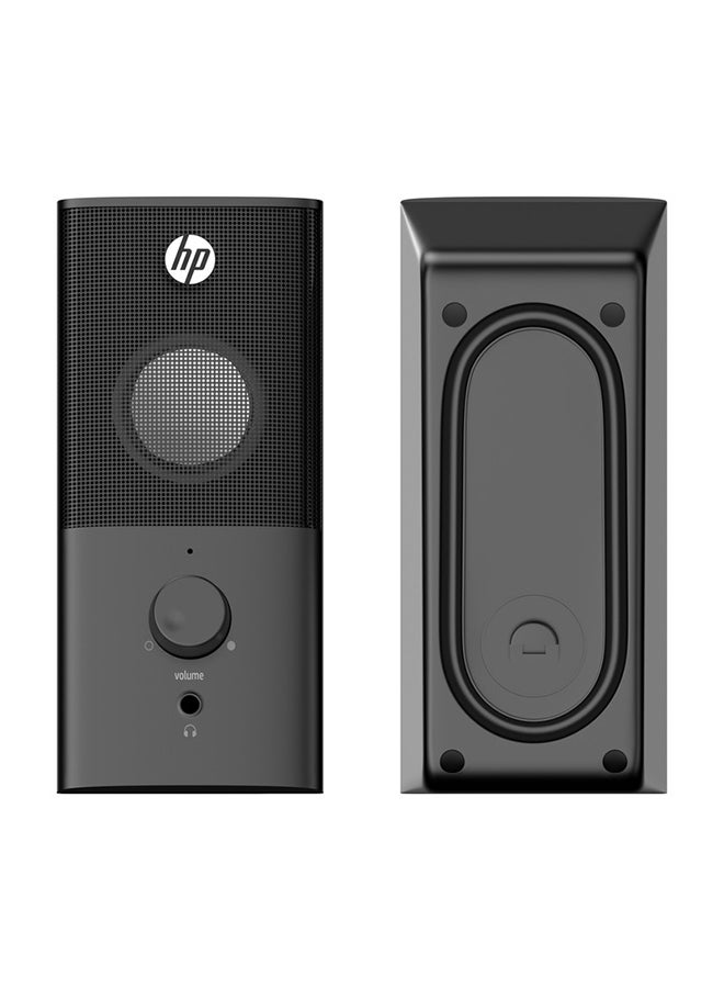 HP DHS -2101 Wired Multimedia Speakers 6972431710404 Black  - Image 1