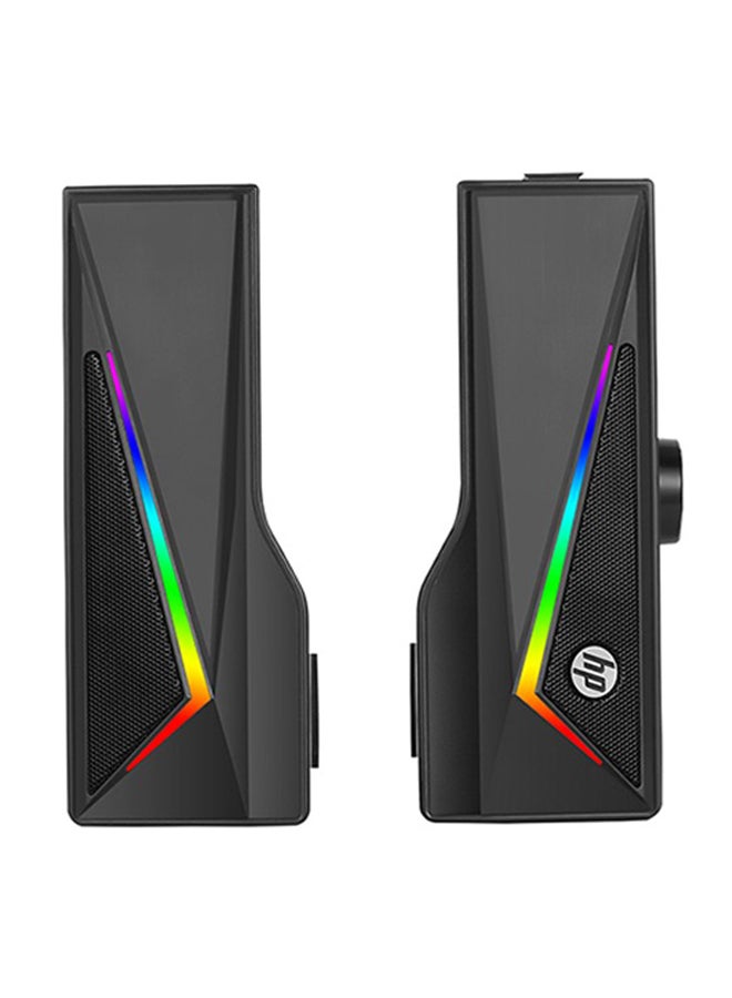 HP DHE - 6005 Wired Multimedia Speakers -6972431713351 Black  - Image 1