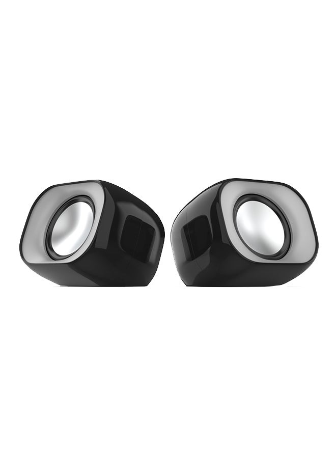 HP - DHS-2111 Wired Multimedia Speakers -6972431710688 Black - Image 1
