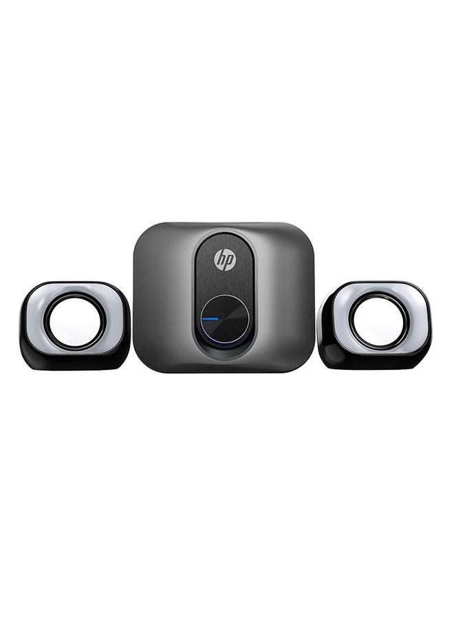 HP DHS-2111S Wired Multimedia Speakers -6972431710701 Black  - Image 1