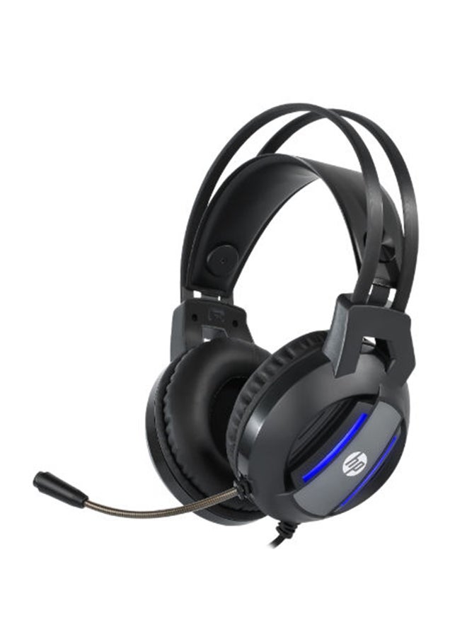 HP Stereo Headphone With LED Microphone Black - Image 2