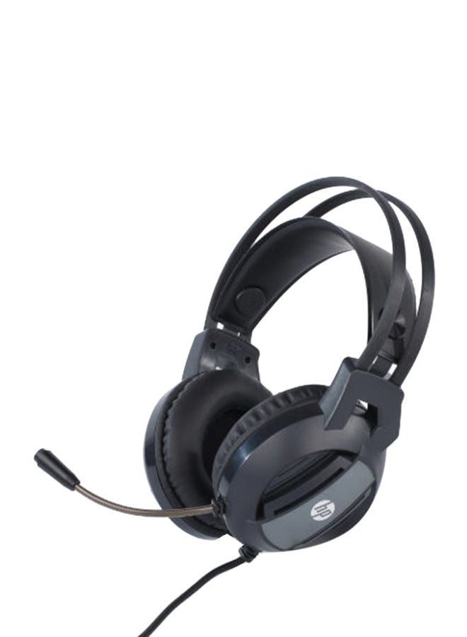 HP Stereo Headphone With LED Microphone Black - Image 3