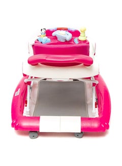 Mamalove Baby Foldable Car Shaped Walker With Height Adjustment And Comfortabe Back Support  - Image 4