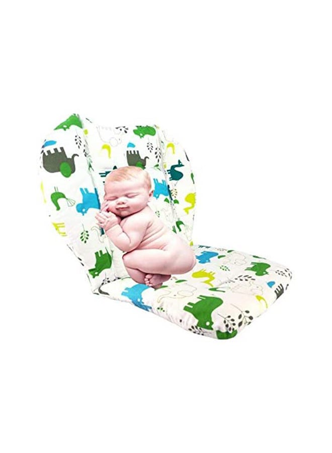 Soft and Comfortable Colored Pattern Design Baby High Chair Cushion Stroller Car Seat Pad - Image 3