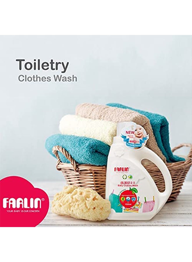 FARLIN Clean 2.0 Gentle Daily Baby Cloth Softener, Concentrated Liquid, Soft and Breathable  - Image 4