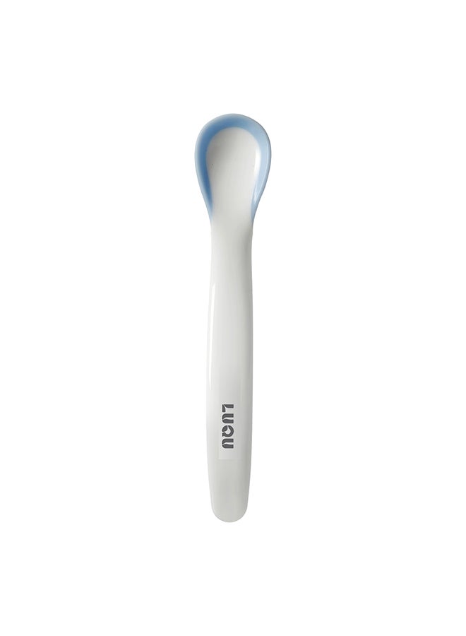 LuQu - 2-Pack Heat Discoloration Feeding Spoon Set With Special Arch Bridge For Baby - Image 1