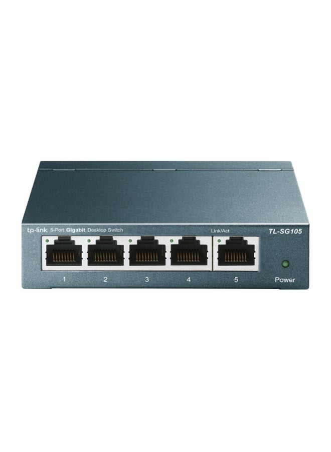 TP-LINK - 5-Port Gigabit Desktop Switch TL-SG105 Green - Image 1