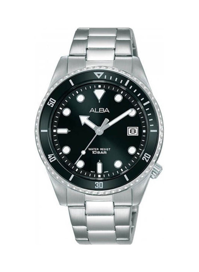ألبا ساعة تناظرية من الستانلس ستيل AG8L47X - Image 3