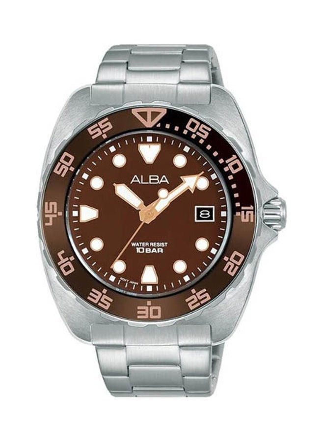 ألبا Men's Stainless Steel Analog Watch AS9M89X - Image 1