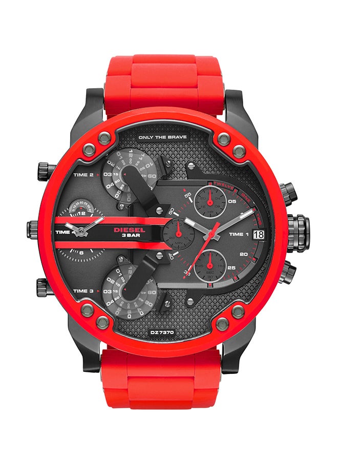 DIESEL Men's Analog Round Wrist Watch With Stainless Steel Strap DZ7370 - Image 2