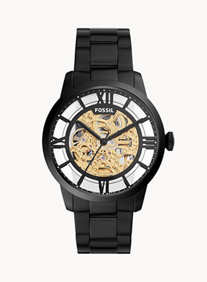 FOSSIL Men's Analog Round Wrist Watch With Stainless Steel Strap ME3197 