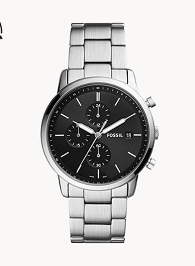 FOSSIL Men's Analog Round Wrist Watch With Stainless Steel Strap FS5847 