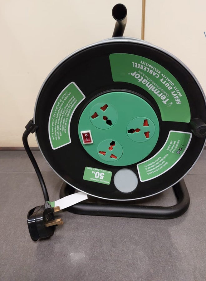 Terminator Elec Extension Cable Reel 50M TER801-501/50M Multicolour - Image 1