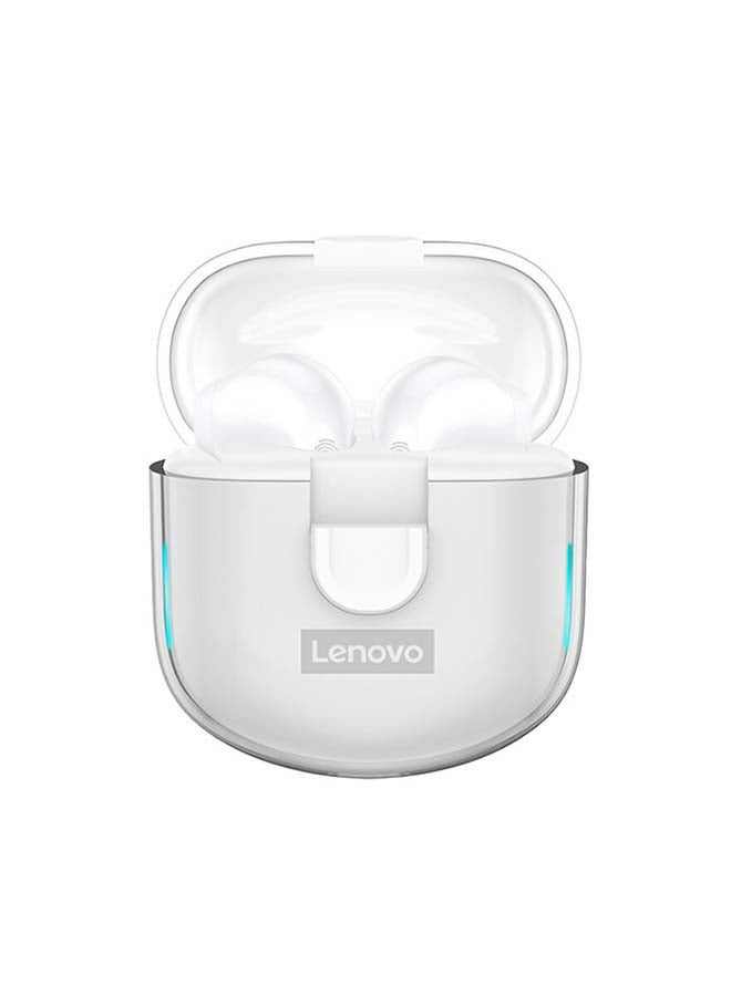 Lenovo - Thinkplus New version LP12 TWS bluetooth Noise Reduction Touch Wireless HIFI Stereo Gaming Earbuds With Dual Mic White - Image 1