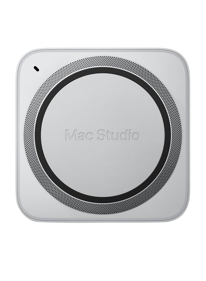 Apple - Mac Studio Apple M1 Max chip with 10‑core CPU and 24‑core GPU 32GB RAM 512GB SSD english_arabic Silver - Image 1