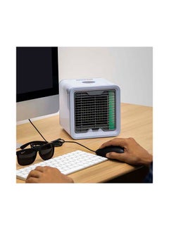 Mini Air Cooler | 750 ml Easy-Fill Water Tank That Lasts Up To 8 Hours | 3 Speed Options | LED Night Light, Freon-Free, Energy-Efficient And Eco-Friendly, 7 Different Colors Lights With Color-Cycle Option 750 ml GAC16015 White/multi color - v1647255545/N50378258A_3