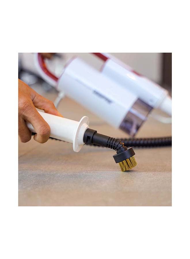 GEEPAS - 5 in 1 Electric Multi Functional Steam Mop With Jet Volume 20g/Minute, Removable Water Tank, 5- Meter Extra Long Power Cord, Highly Durable & Ergonomic Handheld Stick 1550.0 W GSM63045 White - Image 1