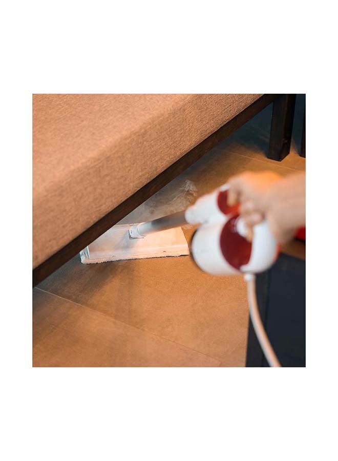 GEEPAS - 5 in 1 Electric Multi Functional Steam Mop With Jet Volume 20g/Minute, Removable Water Tank, 5- Meter Extra Long Power Cord, Highly Durable & Ergonomic Handheld Stick 1550.0 W GSM63045 White - Image 1