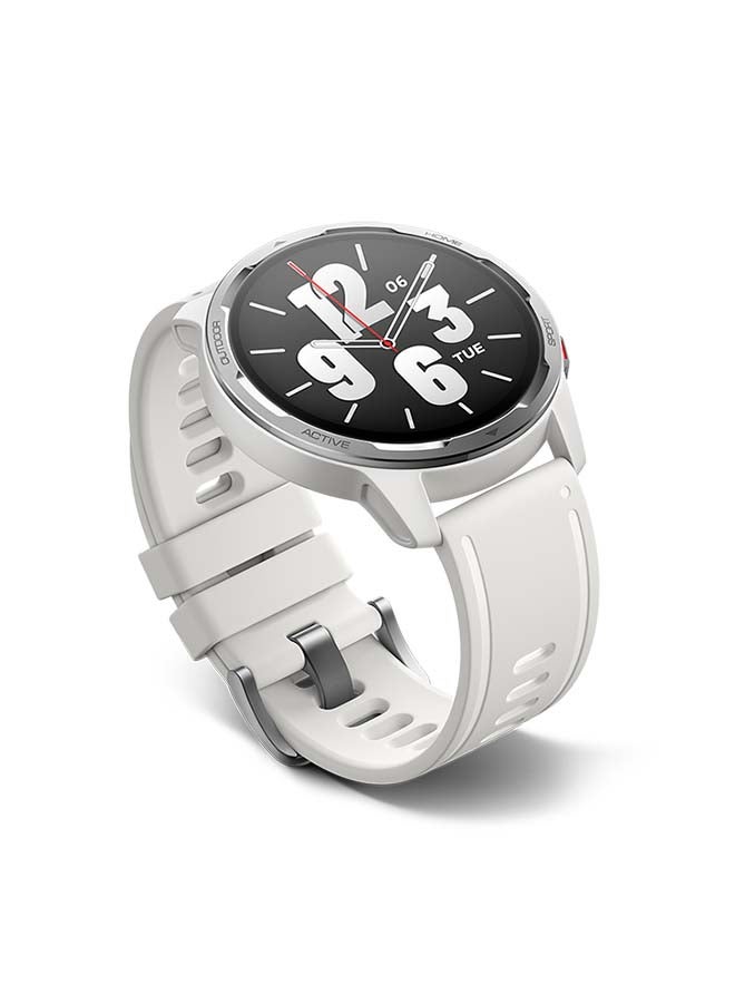 Xiaomi - Watch S1 Active 1.43" Touch Screen AMOLED Display 5ATM Water Resistant 12 Days Battery Life GPS 117 Fitness Modes 200+ Faces Bluetooth Phone Call NFC Support Moon White - Image 1