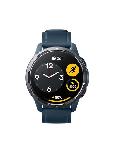 Watch S1 Active 1.43" Touch Screen AMOLED Display 5ATM Water Resistant 12 Days Battery Life GPS 117 Fitness Modes 200+ Watch Faces Bluetooth Phone Call NFC Support Ocean Blue