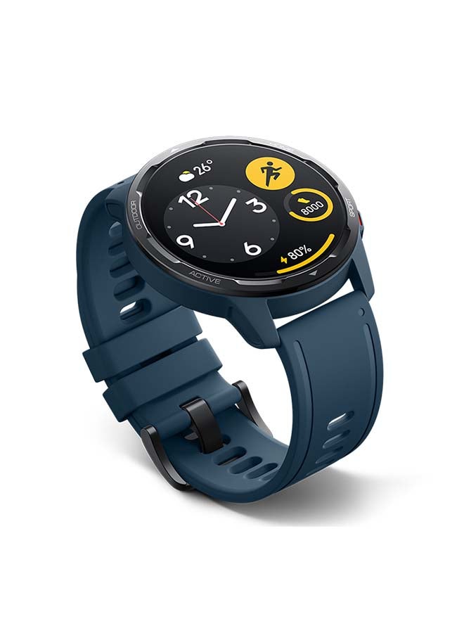 Xiaomi - Watch S1 Active 1.43" Touch Screen AMOLED Display 5ATM Water Resistant 12 Days Battery Life GPS 117 Fitness Modes 200+ Watch Faces Bluetooth Phone Call NFC Support Ocean Blue - Image 1