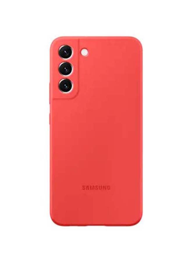Samsung Protective Silicone Case Cover For S22 Plus glow red - Image 1