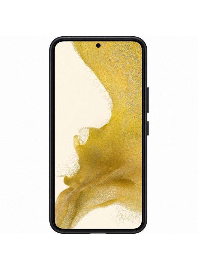 Samsung - Protective Leather Case Cover For S22 black - Image 1