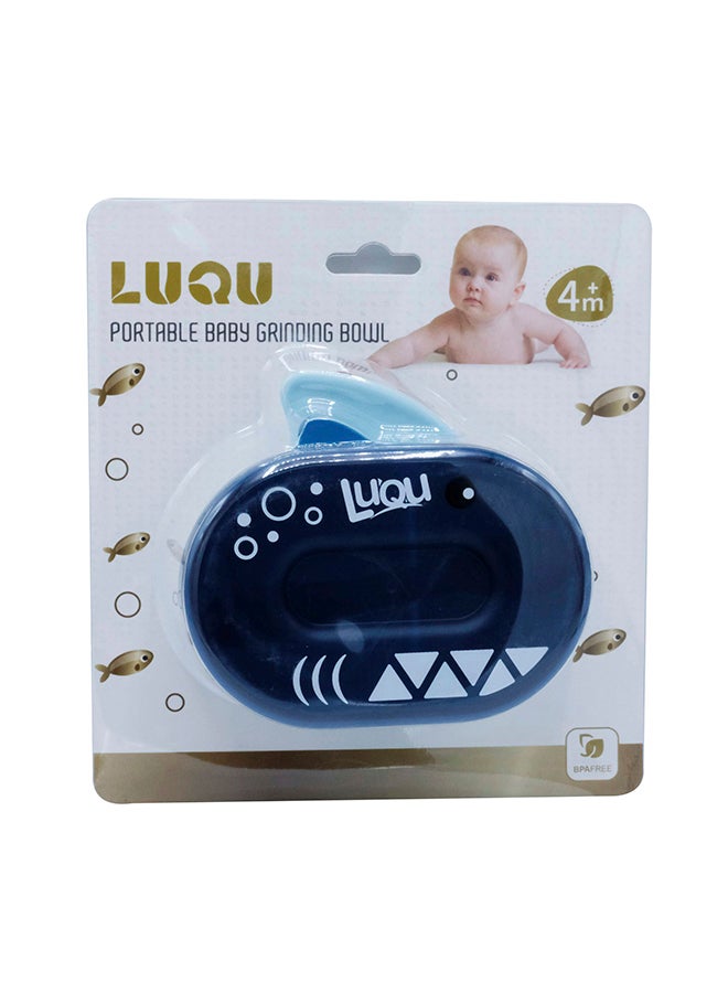 لوكو وعاء طعام من لوكو مع ملعقة باللون الأزرق الداكن - Image 2