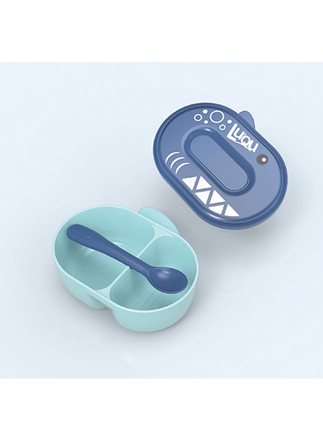 لوكو وعاء طعام من لوكو مع ملعقة باللون الأزرق الداكن - Image 3