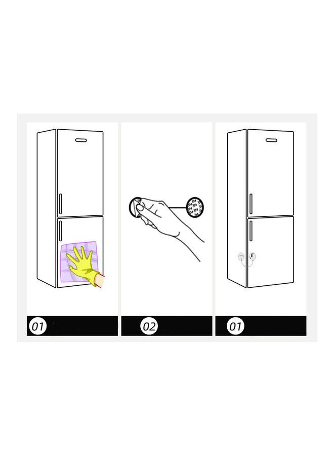 Refrigerator Window Door And Cupboard Cabinet Adhesive Children Safety Lock - Image 3