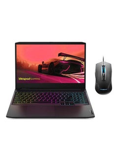 Lenovo Ideapad Gaming 3 15.6 Inch Full Hd Ryzen 5 5600H 16 GB Ram 512 GB SSD 6 GB Nvidia Geforce Rtx Series 3060 Gddr6 Graphics Graphic Card - Dos + Gaming RGB Mouse English/Arabic Black  - Image 1