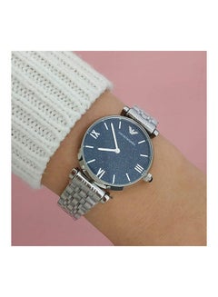 امبوريو ارماني ساعة يد بعقارب وسوار من الإستانلس ستيل طراز AR11091 للنساء  - Image 4