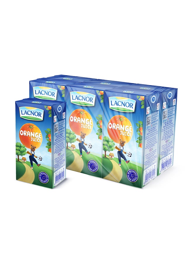 Lacnor Orange Juice Enriched 125ml Pack of 6