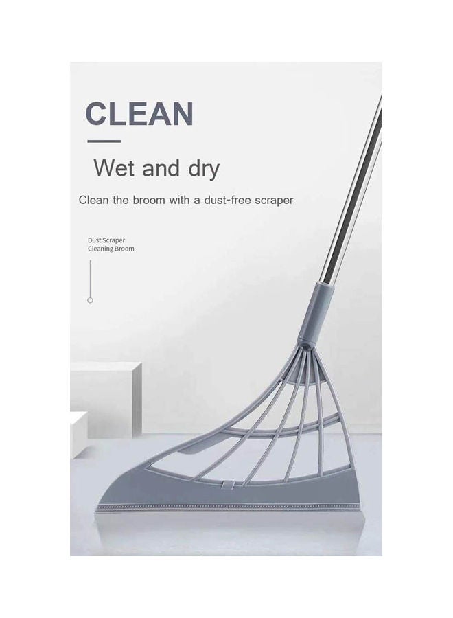 مكنسة سحرية لتنظيف الأرضيات، قابلة للسحب، لإزالة الغبار والماء والشعر، أداة تنظيف الحمام متعددة الوظائف للمنزل - Image 2