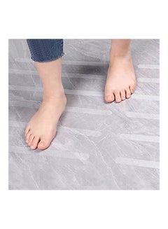 Generic 6PCS Anti Non Slip Safety Shower Stickers Clear 0.79x15inch  - Image 1