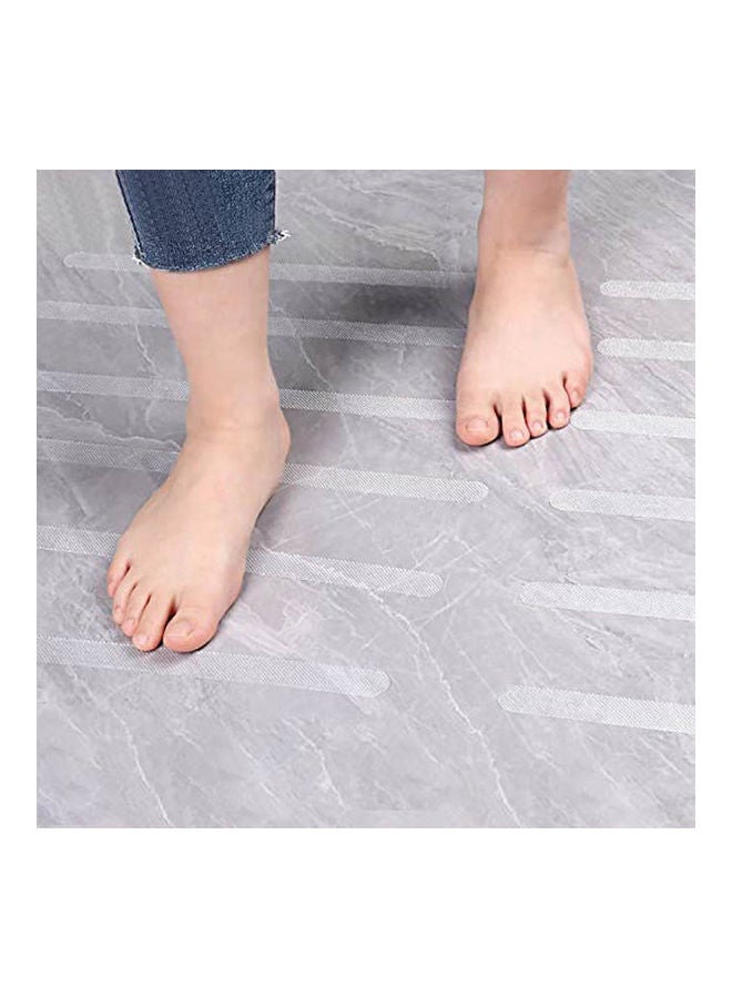 ماركة غير محددة 6PCS Anti Non Slip Safety Shower Stickers Clear 0.79x15inch  - Image 1