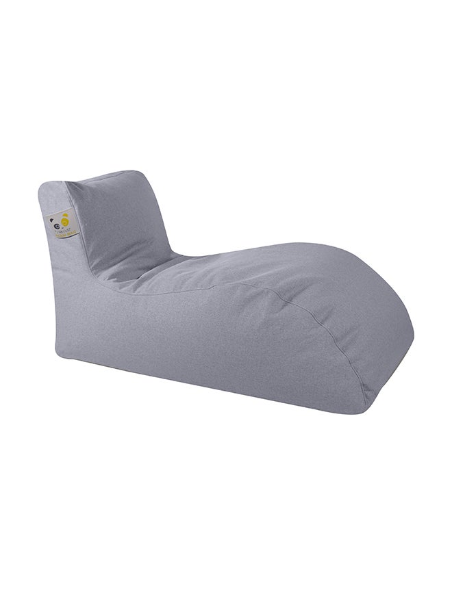 PANDOZ Ultra-Soft Bean Bag Relaxing Chair Gray 135x35x70cm  - Image 1