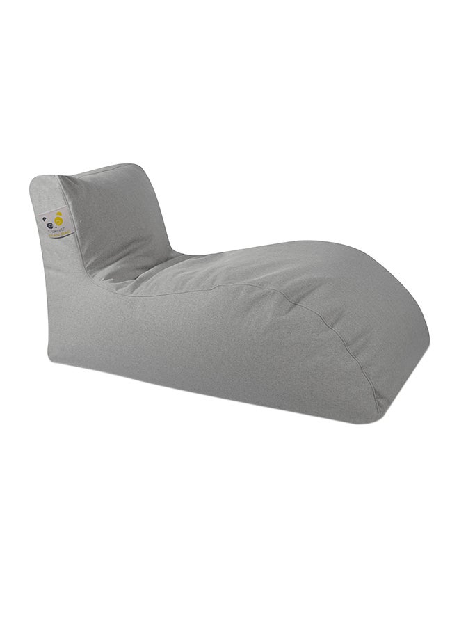 PANDOZ Ultra-Soft Bean Bag Relaxing Chair Gray 135x35x70cm  - Image 1