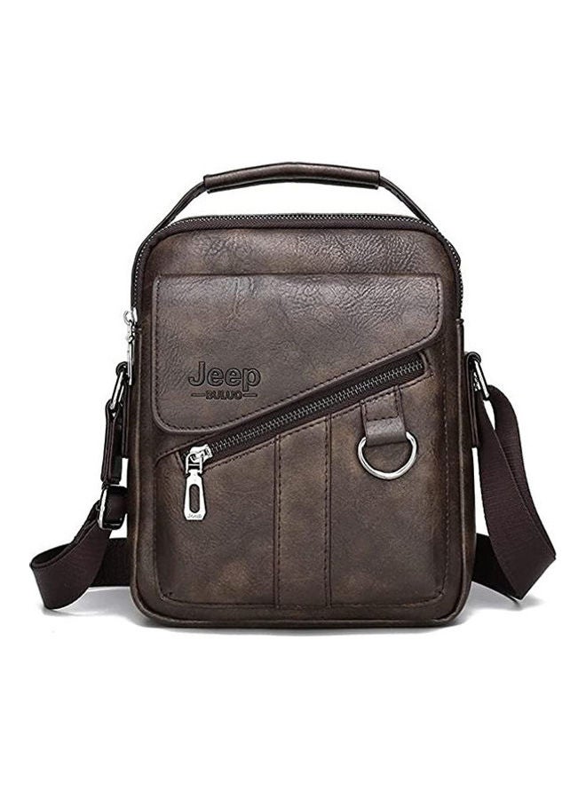 Jeep Buluo Casual Crossbody Bag Brown  - Image 1