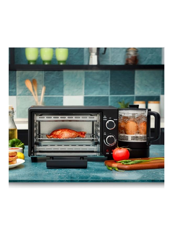 GEEPAS Multi-Function Breakfast Maker Oven | 800ml Health Pot | Kettle for Boiling Water 9 L 1050 W GBM63048 Black - Image 4