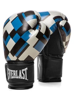 EVERLAST Everlast Spark Training Gloves Blue Grid - 12oz 