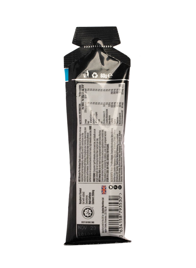 Applied Nutrition ABE Pre Workout Gel Icy Blue Raz Flavour - 60 gm  - Image 2