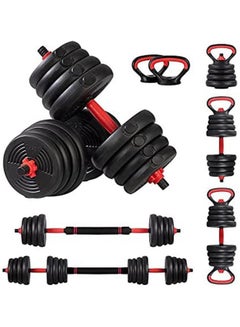 Adjustable Dumbbell Set, 6 in 1 Dumbbell Multi-Functional Free Dumbbell Kittlebell, Push Up & Pressure Training at Home Gym