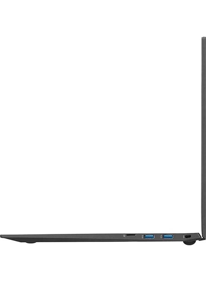 إل جي - كمبيوتر جرام بشاشة مقاس 17 بوصة بدقةٍ عالية الوضوح رباعية، ومعالج كور i7-1165G7 من الجيل 11، وذاكرة رام سعة 16 جيجابايت، ومحرك أقراص SSD سعة 1 تيرابايت، وبطاقة رسومات إنتل أيريس XE english_arabic أسود - Image 1