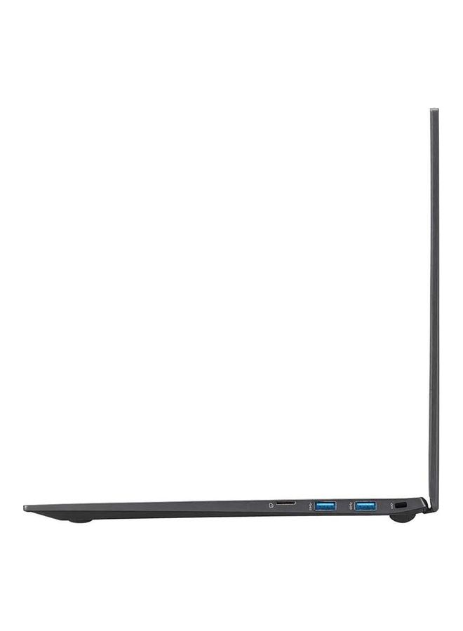 إل جي - لابتوب جرام بشاشة مقاس 16 بوصة بدقة رباعية عالية الوضوح ومعالج كور i7-1165G7 من الجيل الحادي عشر/ ذاكرة رام سعة 16 جيجابايت/ محرك أقراص SSD سعة 1 تيرابايت/ بطاقة رسومات إنتل أيريس XE/ نظام تشغيل ويندوز 10 هوم (64 بت) الإنجليزية/العربية أسود - Image 1