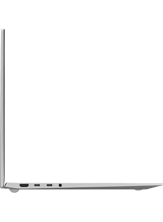 إل جي - كمبيوتر جرام بشاشة مقاس 17 بوصة بدقةٍ عالية الوضوح رباعية، ومعالج كور i7-1165G7 من الجيل 11، وذاكرة رام سعة 16 جيجابايت، ومحرك أقراص SSD سعة 1 تيرابايت، وبطاقة رسومات إنتل أيريس XE english_arabic فضي - Image 1